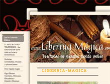 Tablet Screenshot of libernia-magica.es